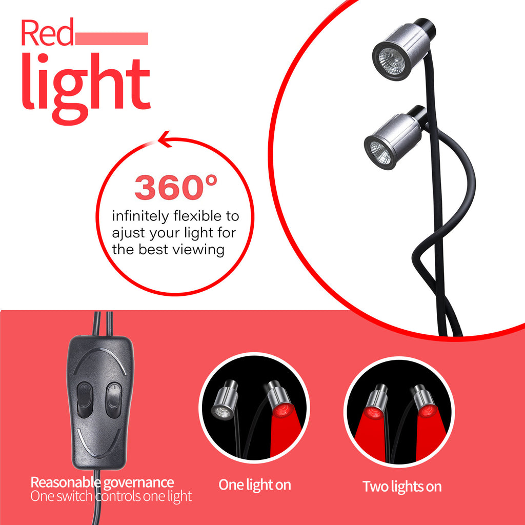 NovaSkin Dual-Head Infrared Therapy Lamp