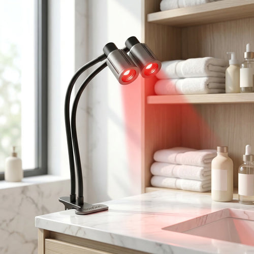 NovaSkin Dual-Head Infrared Therapy Lamp