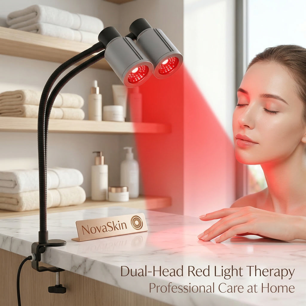 NovaSkin Dual-Head Infrared Therapy Lamp